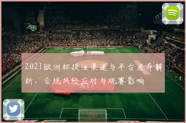 2021欧洲杯投注渠道与平台差异解析、合规风险应对与观赛影响